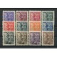 ESPAÑA 1939 Yv 664/75 SERIE COMPLETA SANCHEZ TODA NUEVA MINT RARISIMA 330 EUROS EN YVERT Y 360 EUROS EN EDIFIL